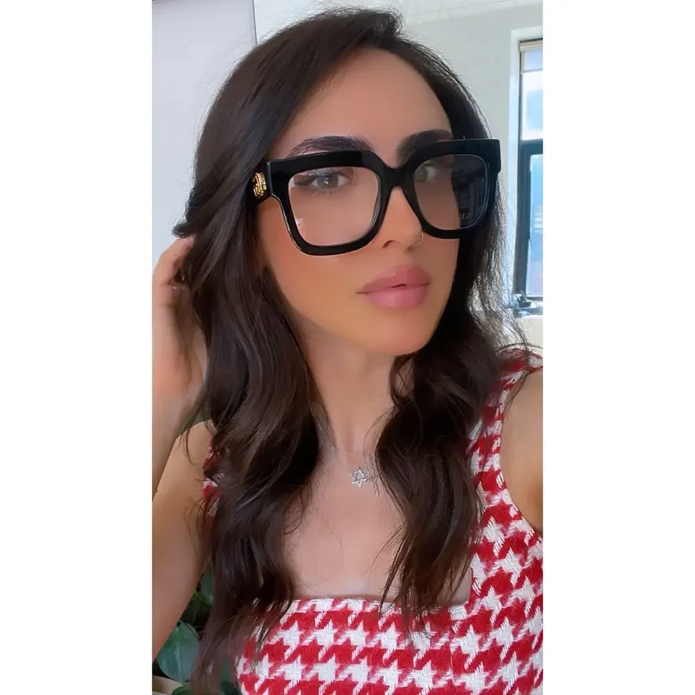 NEW Gucci GG1549O Black Thick Rim Eyeglasses Frames